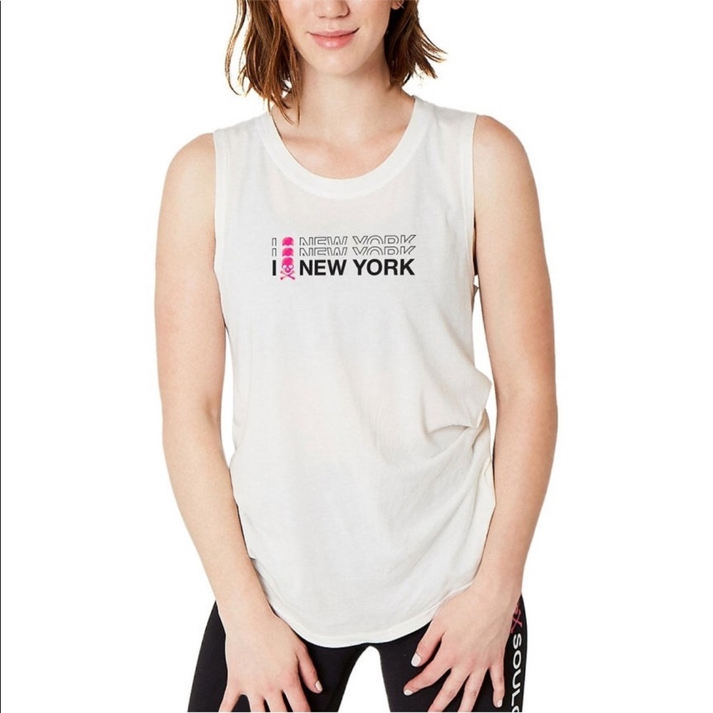 SoulCycle New York Skull tank top